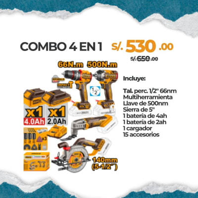 Combo 4 en 1 66nm