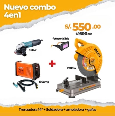 Combo 4 en 1