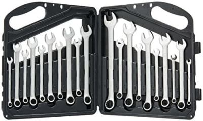 Juego de 20 llaves mixtas granalladas Truper