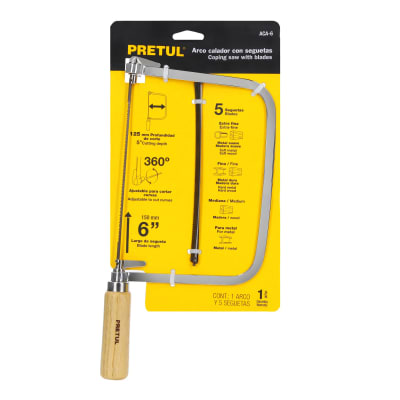 Arco calador con 5 seguetas de 6-1/2ss
