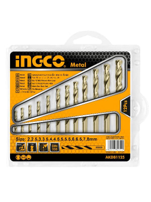 SET DE BROCAS PARA ACERO 12 PIEZAS