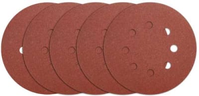 LIJA DISCO VELCRO 150MM CAJA 5 PZAS P/ ROTORBITAL