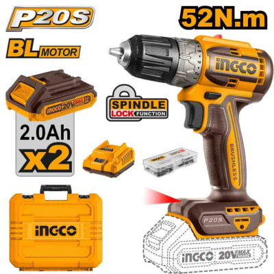 TALADRO ATORNILLADOR INALAMBRICO 20V +BATERIA+CARG ADOR