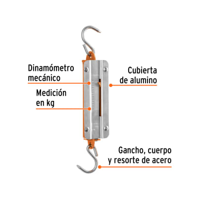 Báscula capacidad 25 kg romana de resorte