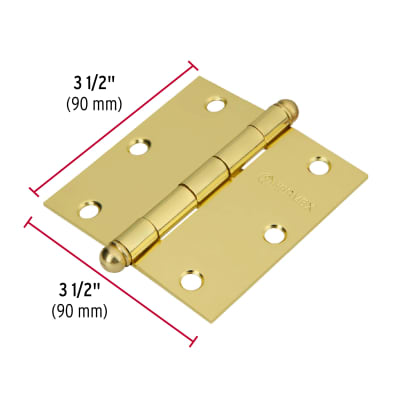 Pasa el mouse sobre la imagen para hacer zoom  Código:43233 | Clave:BC-351R Bisagra cuadrada 3-1/2