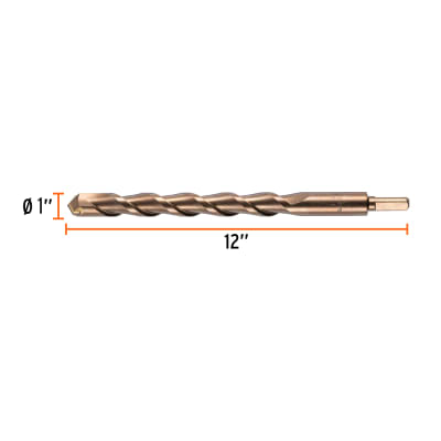 Broca para concreto de 1 x 12