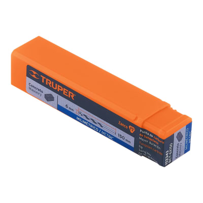 Broca para concreto 6 x 150 mm(Unidad de Venta 10 Pieza)