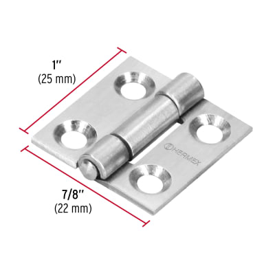 Bisagra rectangular 1