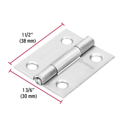 Bisagra rectangular 1-1/2