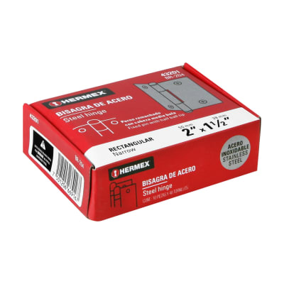 Bisagra rectangular 2-1/2