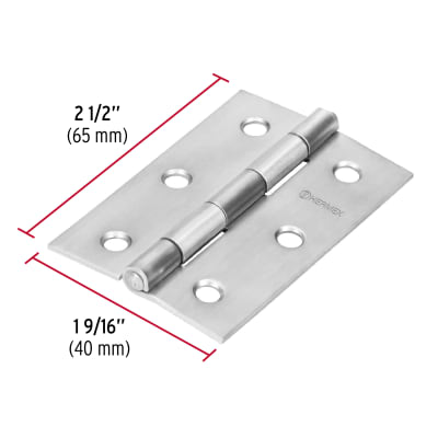 Bisagra rectangular 2-1/2
