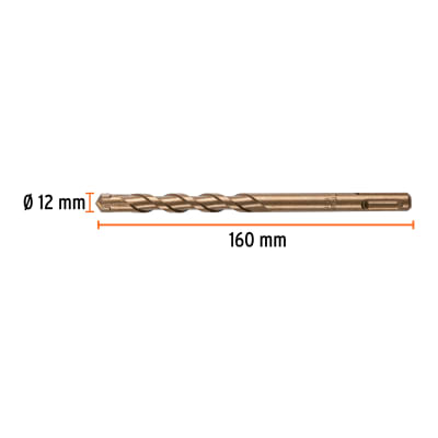 Broca SDS Plus 12 x 160 mm