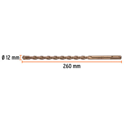 Broca SDS Plus 12 x 260 mm