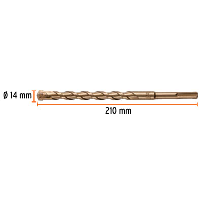 Broca SDS Plus 14 x 210 mm