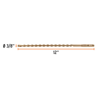 Broca SDS Plus 3/8 x 12