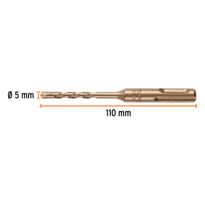 Broca SDS Plus 5 x 110 mm