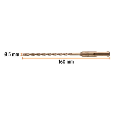 Broca SDS Plus 5 x 160 mm