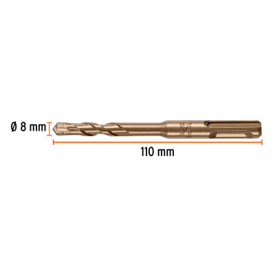 Broca SDS Plus 8 x 110 mm