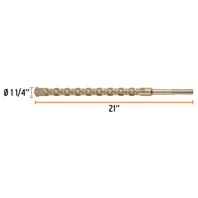 Broca SDS Ma x de 1-1/4 x 21