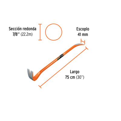 BARRETA PATA DE CABRA BU-75X