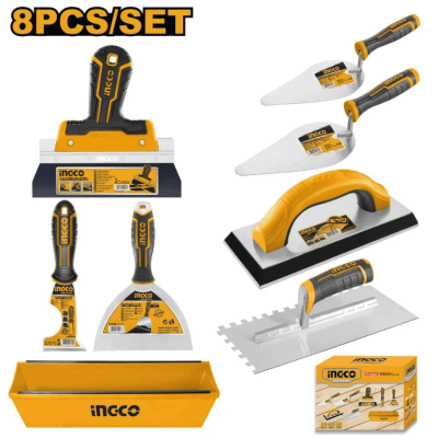 Herramientas de albañil y enlucido 8PCS
