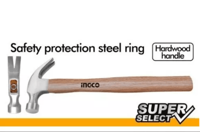 Martillo De Uña 16 Oz/450Gr Mango Madera
