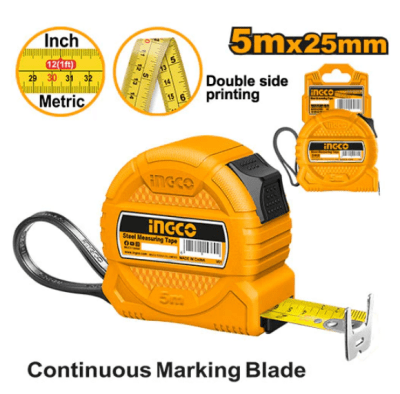 WINCHA DE ACERO 5M*25MM