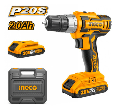 TALADRO ATORNILLADOR 20V + CARGADOR 110V-240V~50/60Hz
