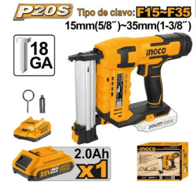 CLAVADORA 20V CON BATERIA Y CARGADOR