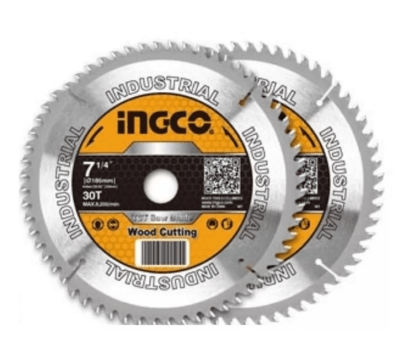 2PIEZAS DISCO MADERA 7 1/4 30D 20MM