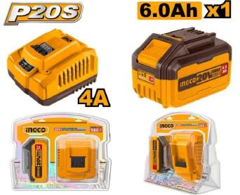 KIT DE BATERIA DE LITIO 6.0AH+CARGAD OR 4A