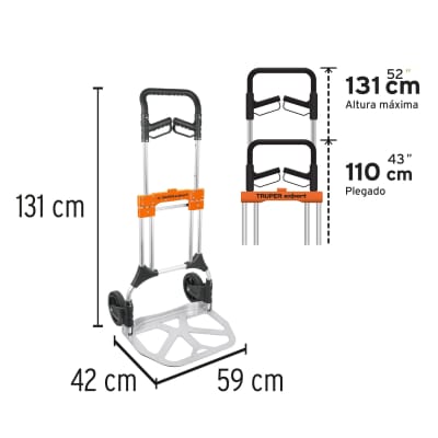Carreta de carga plegable