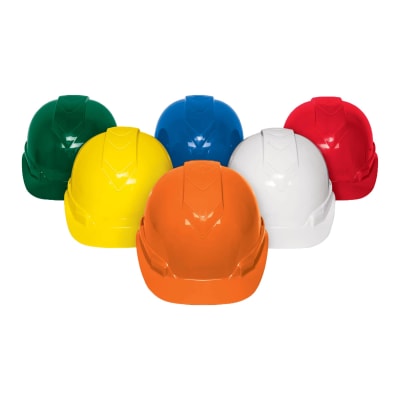 Cascos de seguridad, ajuste de matraca