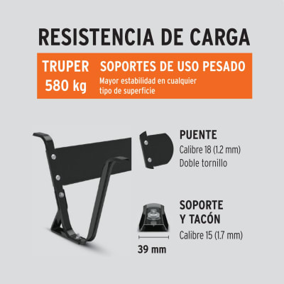 Carretilla reforzada (80LT) ,Truper