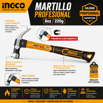 Martillo MultiPro 8oz