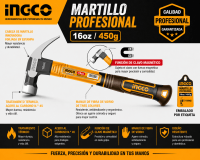 Martillo PRO 16oz Max 2.0