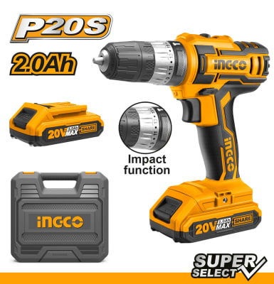 Atornillador C/percutor Litio 20v