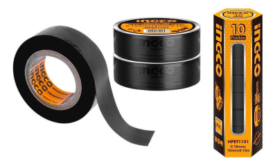 CINTA AISLANTE COLOR NEGRO 10pcs