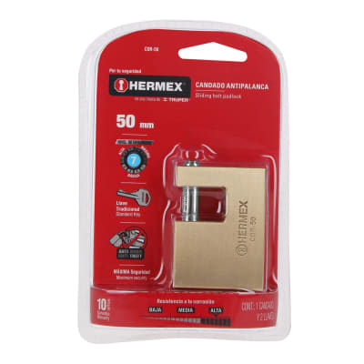 Candado antipalanca, Hermex