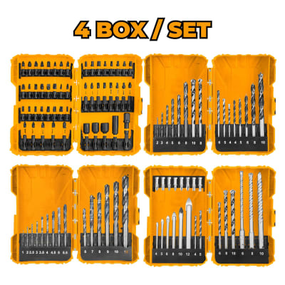 Kit de brocas 4 Box, Ingco