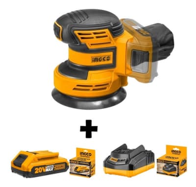 LIJADORA ROTORBITAL DE 20V INGCO