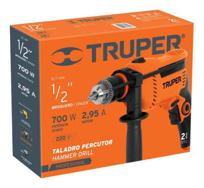 TALADRO PERCUTOR DE 700W TRUPER