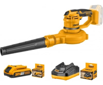 Sopladora/aspiradora de 20V Ingco