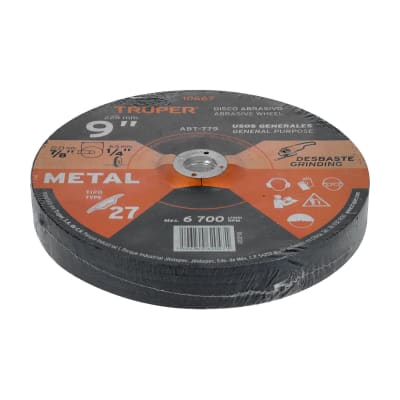 Discos para desbaste de metal, alta durabilidad