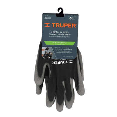 Guantes textiles con recubrimiento de poliuretano