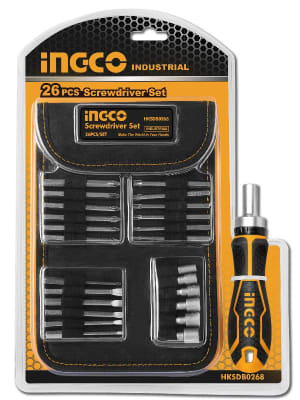 JUEGO DE DESTORNILLADO RES DE 26 PUNTAS