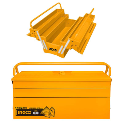 Caja de herramientas metálica Ingco 