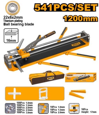KIT DE CORTADORA DE MAYOLICA 1200MM+ACCE SORIOS / 541PCS