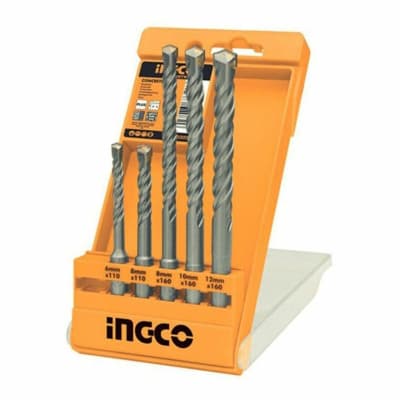 Set de 5 brocas sds plus para concreto Ingco