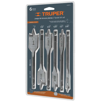 Juego de 6 mechas para madera Truper